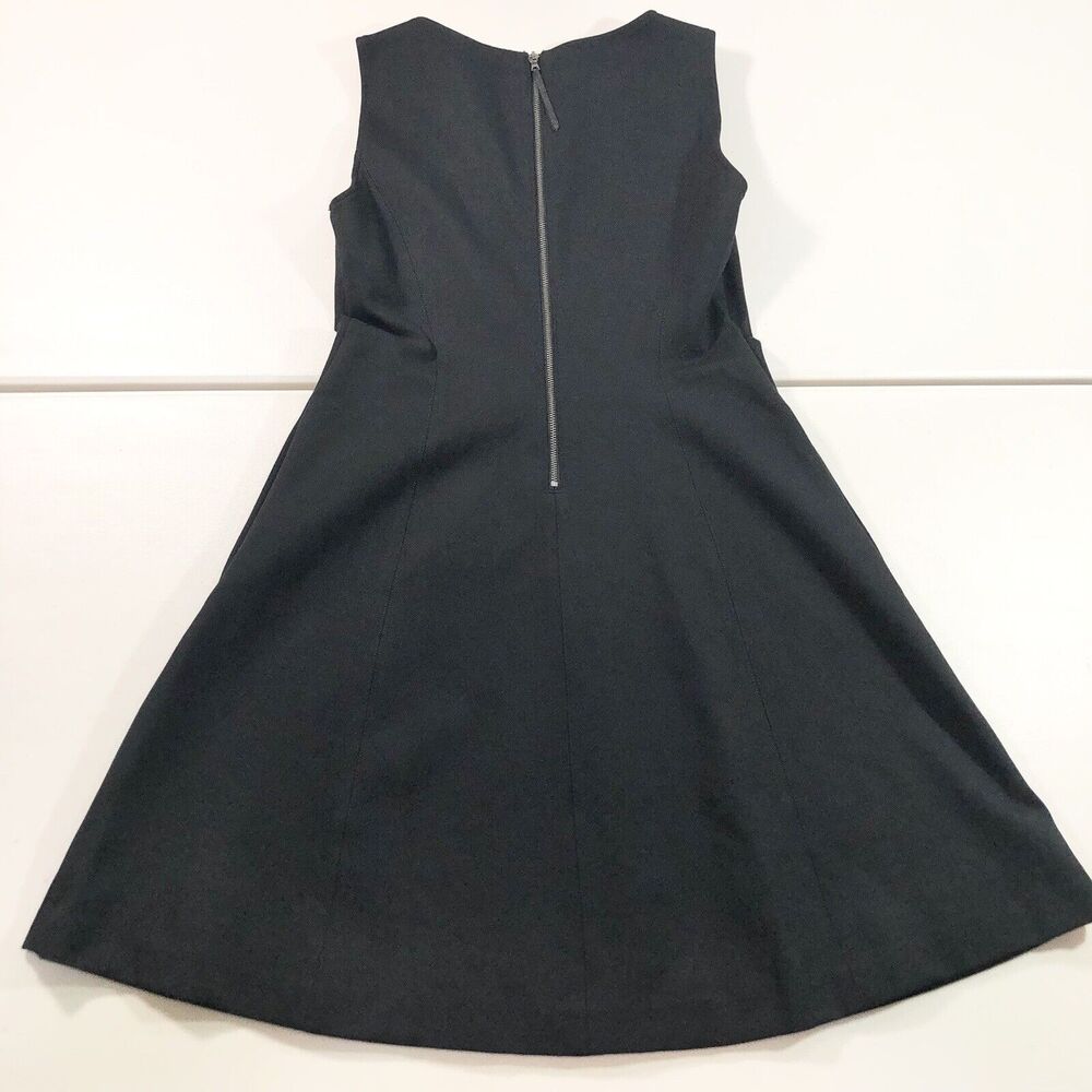 Spanx Perfect Fit & Flare Dress Womens Classic Black Career Pockets Size Medium - Picture 5 of 9